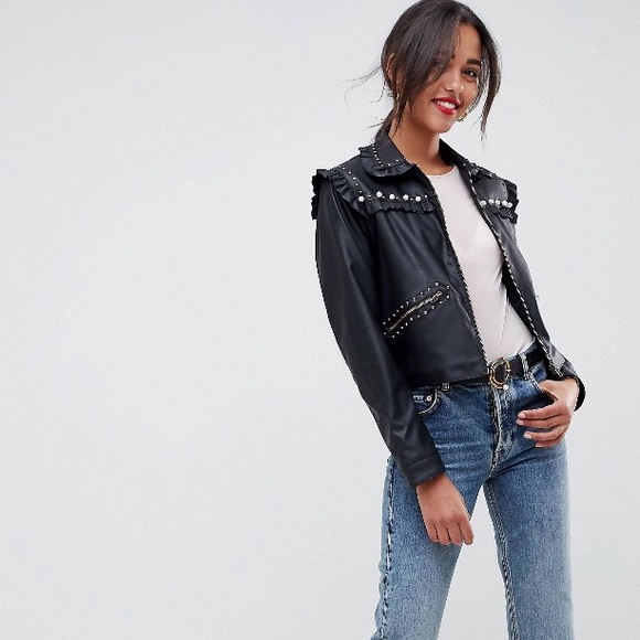 ASOS Jackets & Blazers - ASOS DESIGN jacket with pearl Detail